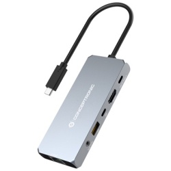 Conceptronic Notebook Dokkoló - DONN22G (USB-C/USB4 to HDMI/2.5GbE/USB-C PD/USB-C 10Gbps/USB-A 10Gbps/Audio)