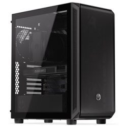Endorfy Számítógépház - Arx 500 Air (ATX /micro ATX/ITX, 1xUSB-C, 2xUSB3.0, 5x12cm ventilátor, ablakos, fekete)