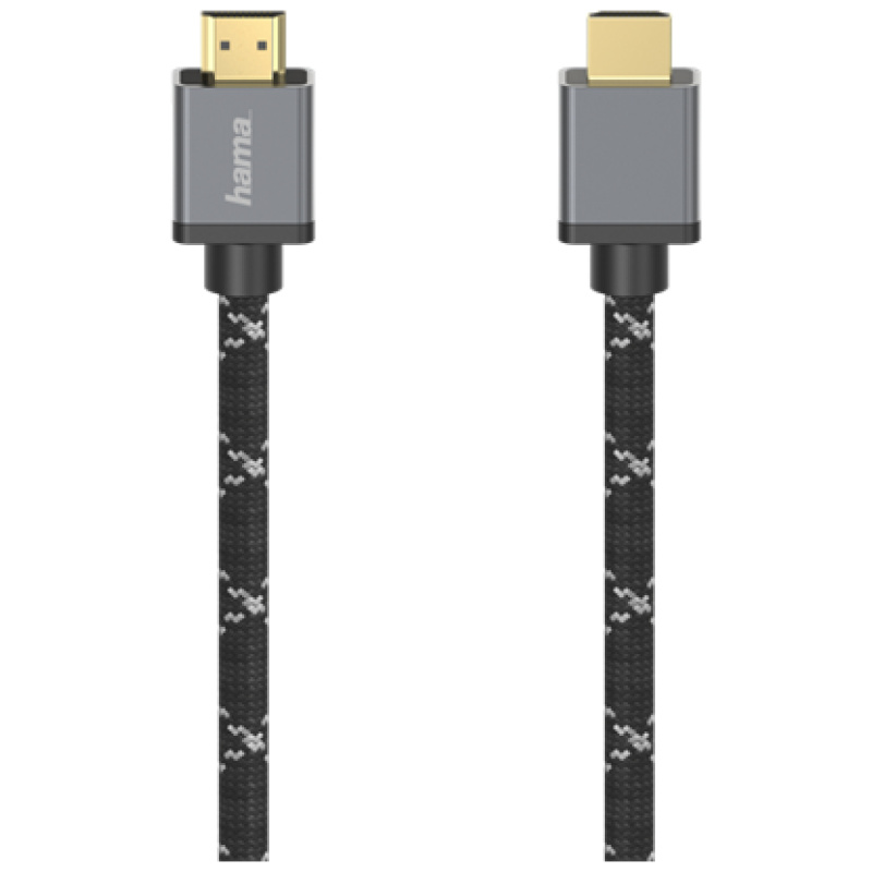 Hama Kábel - 205239 Premium (HDMI 2.1, HDR, 8K/60Hz, 48 Gbit/s, aranyozott, 2m)