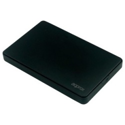 APPROX Külső Ház 2,5" -  USB2.0, SATA, 9.5mm magas HDD kompatibilitás, Fekete