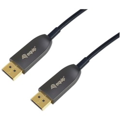 Equip Kábel - 119442 (Aktív, DisplayPort 1.4, apa/apa, 8K/60Hz, HDCP/HDR/DSC/MST, aranyozott, 20m)